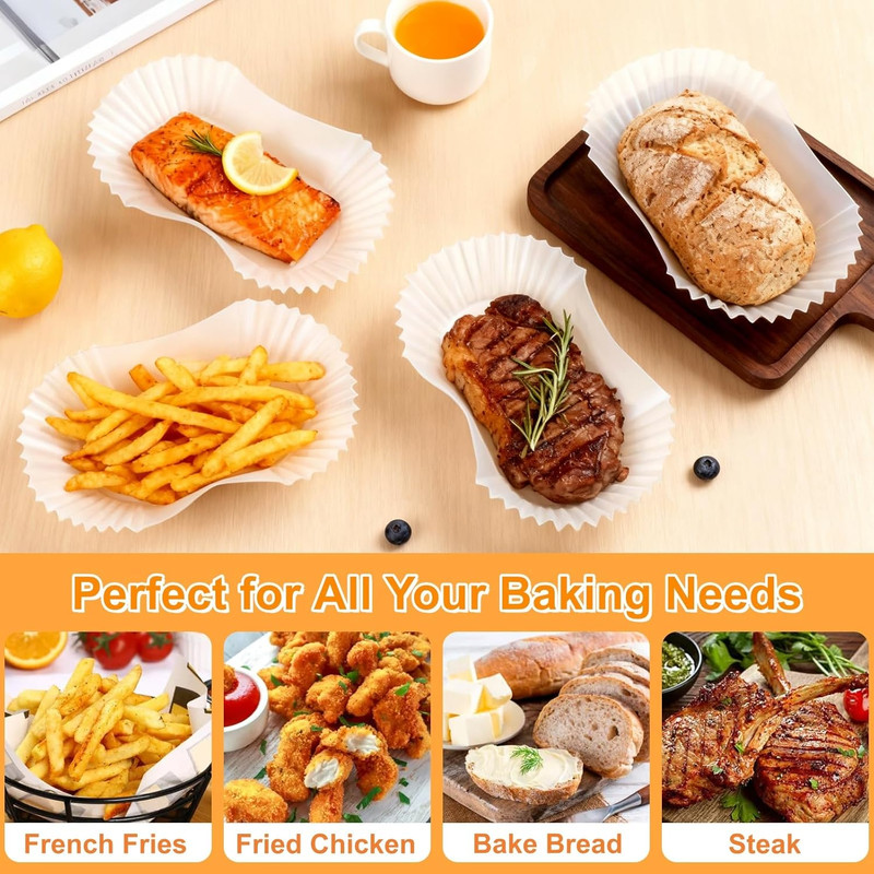 80 PCS Bread Baking Liners, 2 LB Paper Loaf Pan Liners, Greaseproof Bread Tin Li gallery