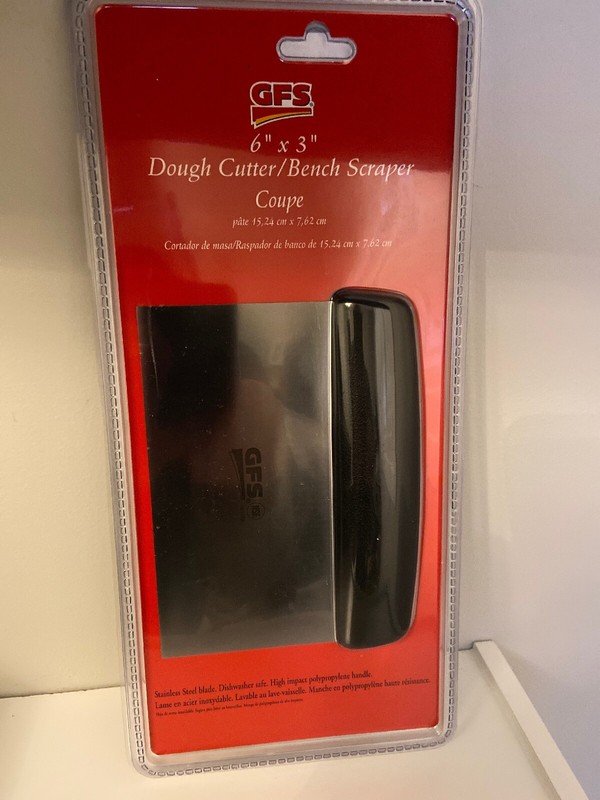 Dough Scraper Cutter Stainless Blade Plastic Handle 6 X 3 Kitchen Catering NIB