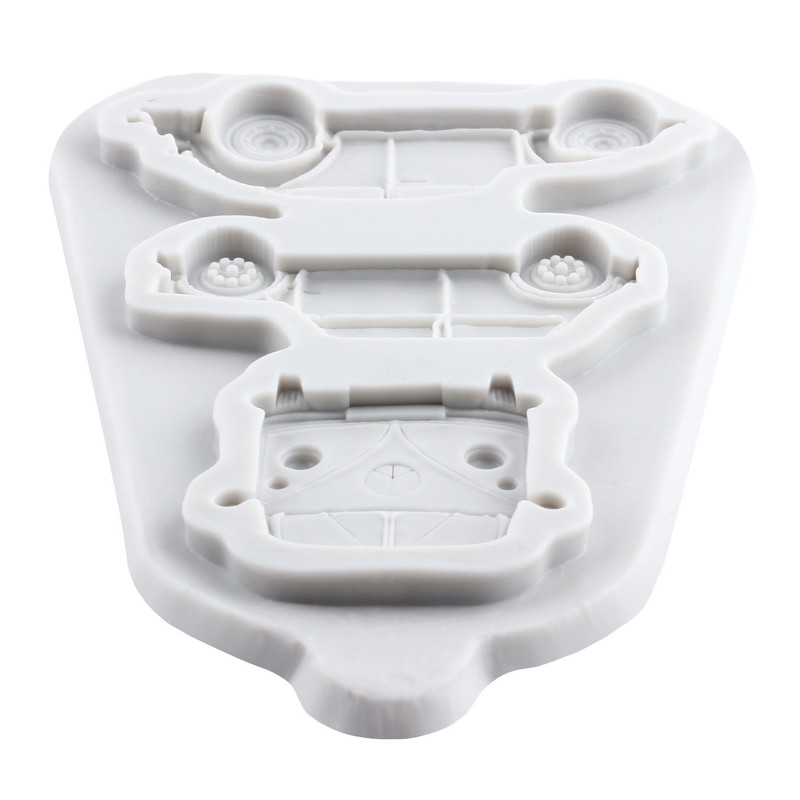 Car Public Bus Silicone Mold Fondant Cake Decorating Candy Chocolate Clay gallery
