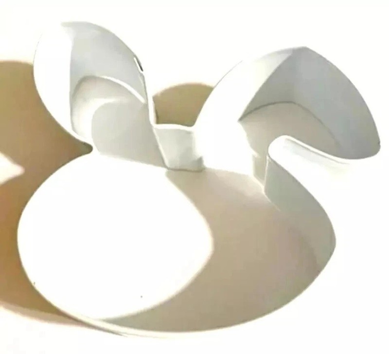 2 COOKIE CUTTERS BUNNY and CARROT Wilton Easter standard size metal w/recipe gallery
