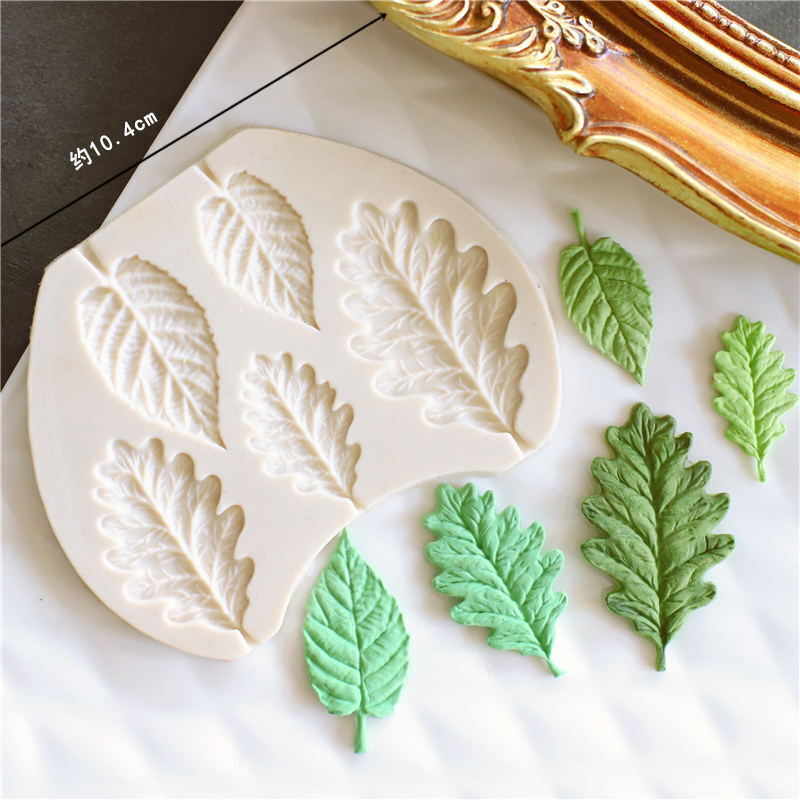 Leaf Cake Silicone Mould Plant Tree Flower Leave Fondant Baking Decor Craft Mold