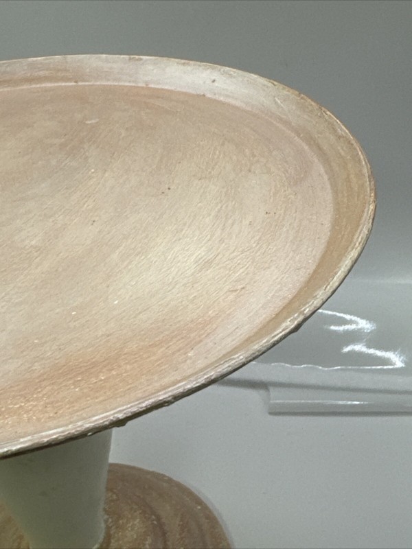 Cake stand with cast iron base 8” Tall 9” Wide gallery