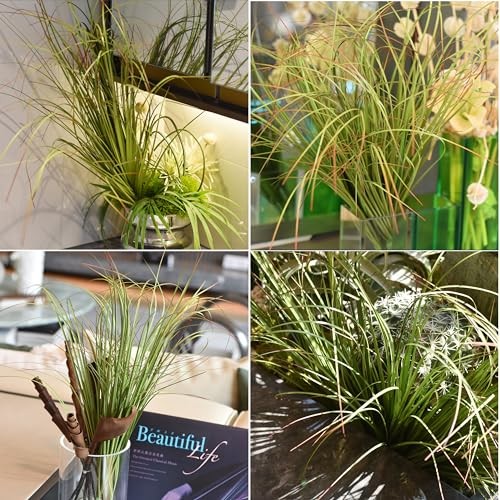 VANTREEPCS Artificial Plants, Wheat Grass Greenery Stems, Fake Tall Grass 16 gallery