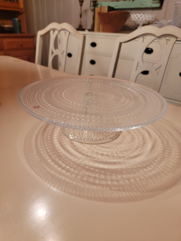 Iittala Kastehelmi Cake Stand Cake Plate STUNNING!!