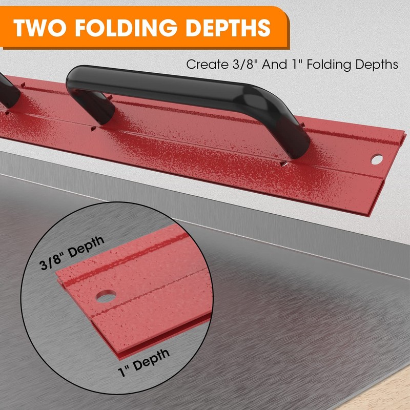 Sdsnte 24 In 16 Ga Steel Sheet Metal Folding Tool Grips For Creating Uniform gallery