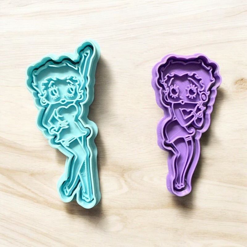 3D Printed Betty Boop set for Fans Cookie Cutter Set | Baking Mold Gift gallery
