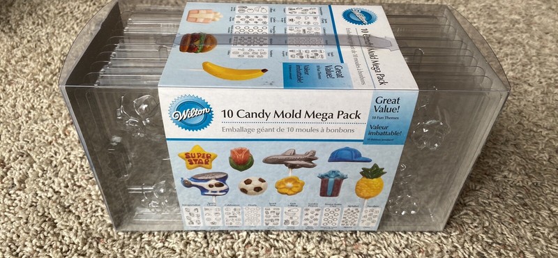 Wilton ~ 10 Candy Mold Mega Pack ~  10 Fun Themes gallery