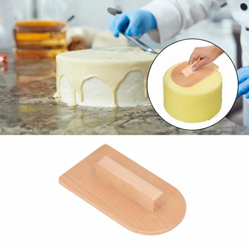 Cake Icing Smoother Tool Icing Smoother Flat Edge Cake Smoother for Pastry Chef gallery