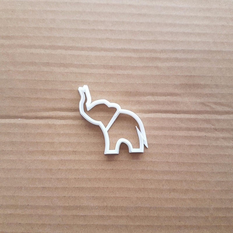 Elephant African Mammal Shape Cookie Cutter Dough Biscuit Pastry Fondant Sharp gallery
