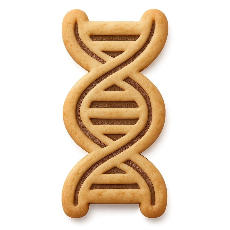 DNA Triple Twist Cookie Cutter & Stamp, Fondant & Clay – 4×2