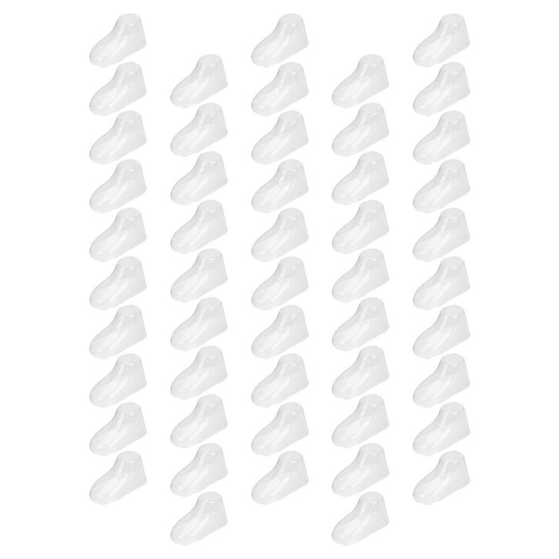 50 Pcs Transparent Baby Feet Display Models PVC for Toddler Shoe Holders gallery