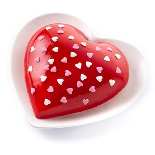 Sprinkles for Baking, Pink, Red and White Heart Sprinkles for Cake Valentines gallery