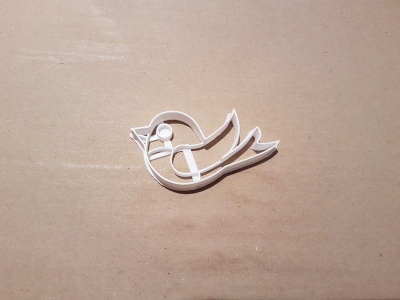 Robin Bird Winter Xmas Shape Cookie Cutter Dough Biscuit Pastry Fondant Stamp gallery