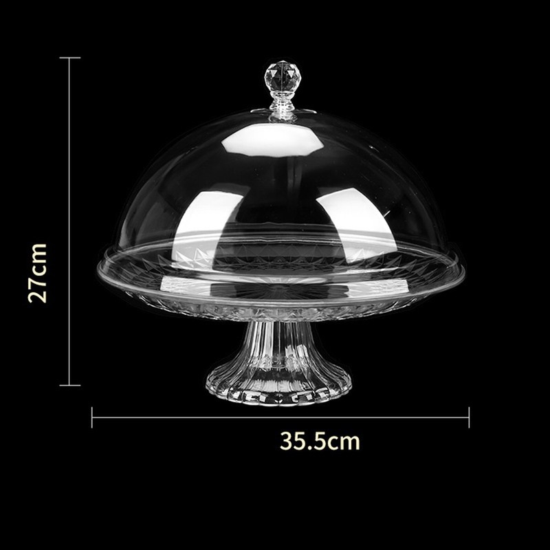 Cake Tray with Lid Cake Tray Portable Dustproof Cake Stand A A6T48083 gallery