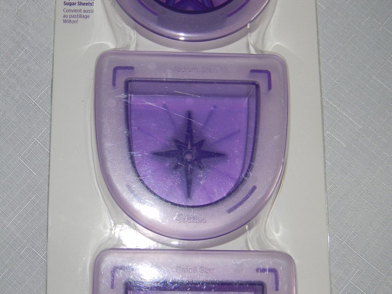 Wilton Sugar Sheets Cutting Insert 3 Pack of Various Stars ~NEW~ gallery