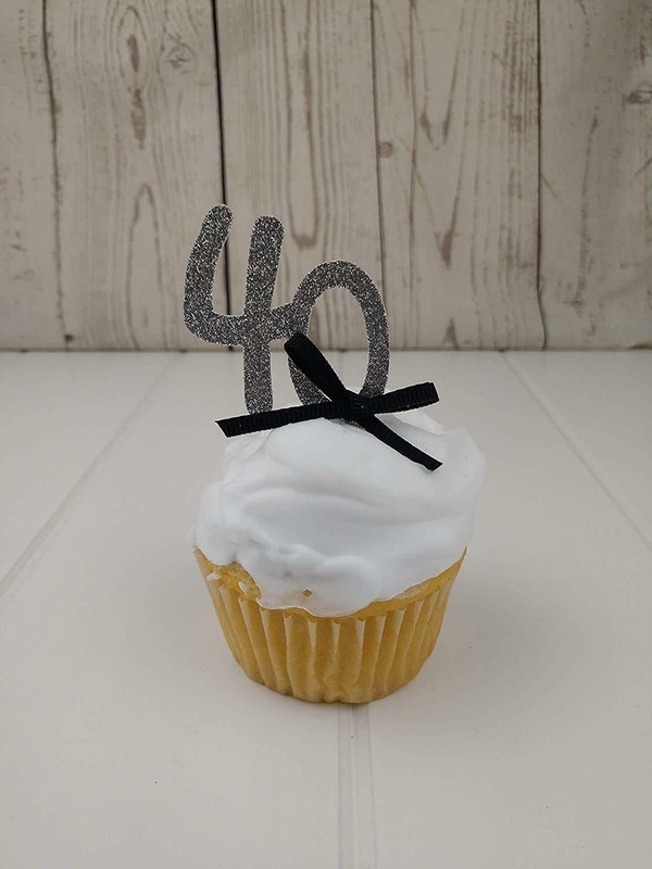 40th Birthday Cupcake Toppers gallery