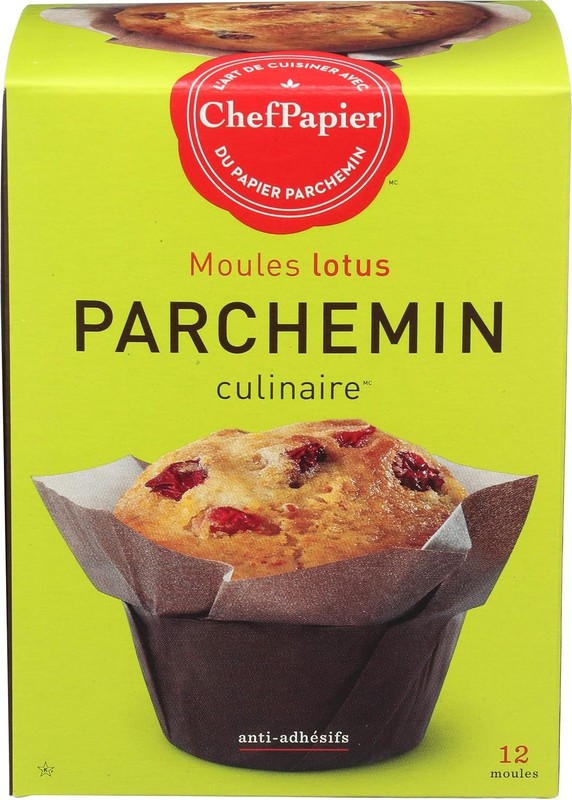 Paper Chef Parchment Cup Lotus 12 Count (Pa of 6)