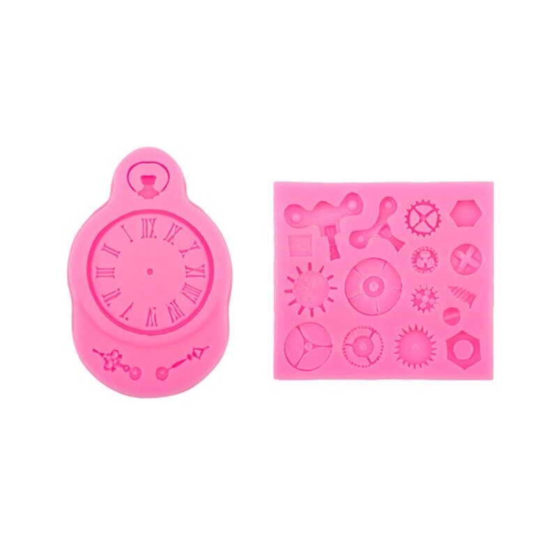 Steampunk Clocks Gear Cake Mold Fondant Cake Silicone Baking gallery