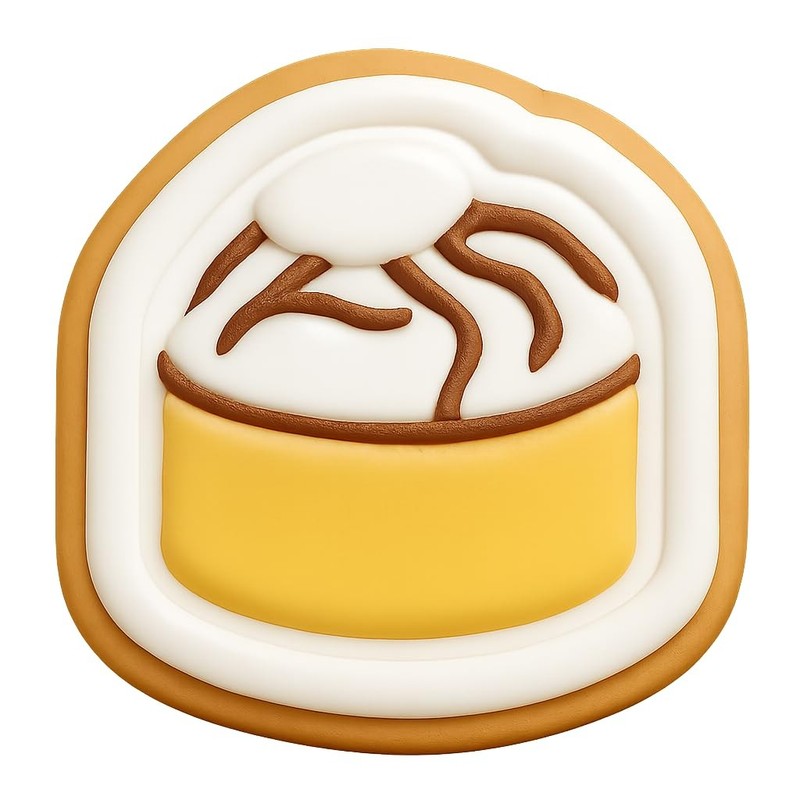 Snow Crab Roll Cookie Cutter & Stamp, Fondant & Clay - 4x3.8 gallery