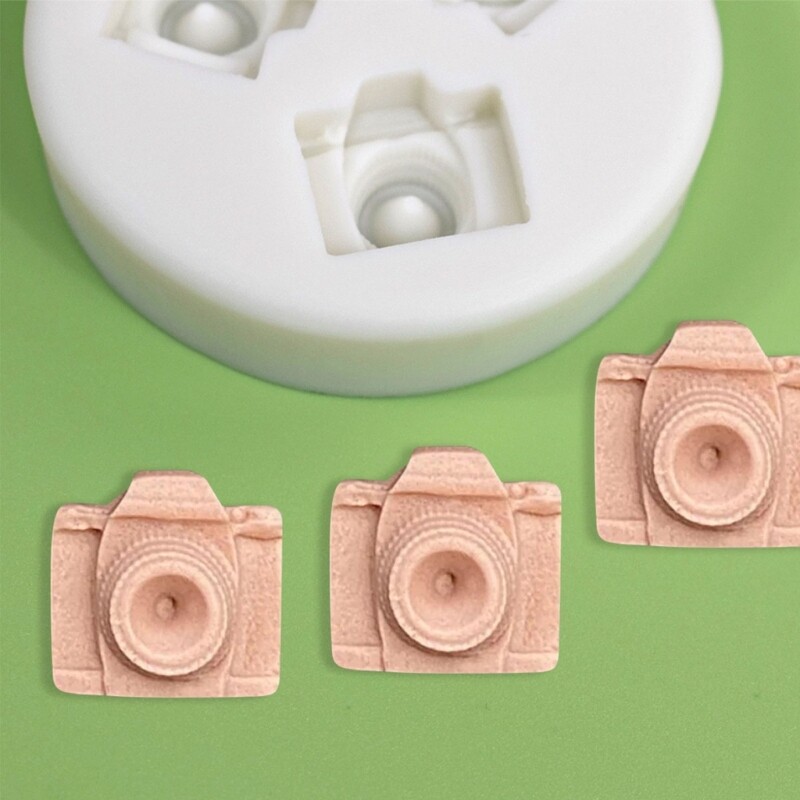 Mini Camera Shaped Silicone Mold Fondant Mold DIY Cake Resin Ornaments Mold gallery