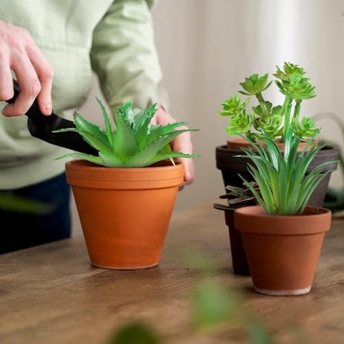 6Pcs Green Succulent Plants Mini Green Succulent Plants Faux Artificial gallery