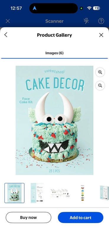 The Sweetshop Cake Decor Face Kit (23 Piece) buy American Crafts Reusable (New)