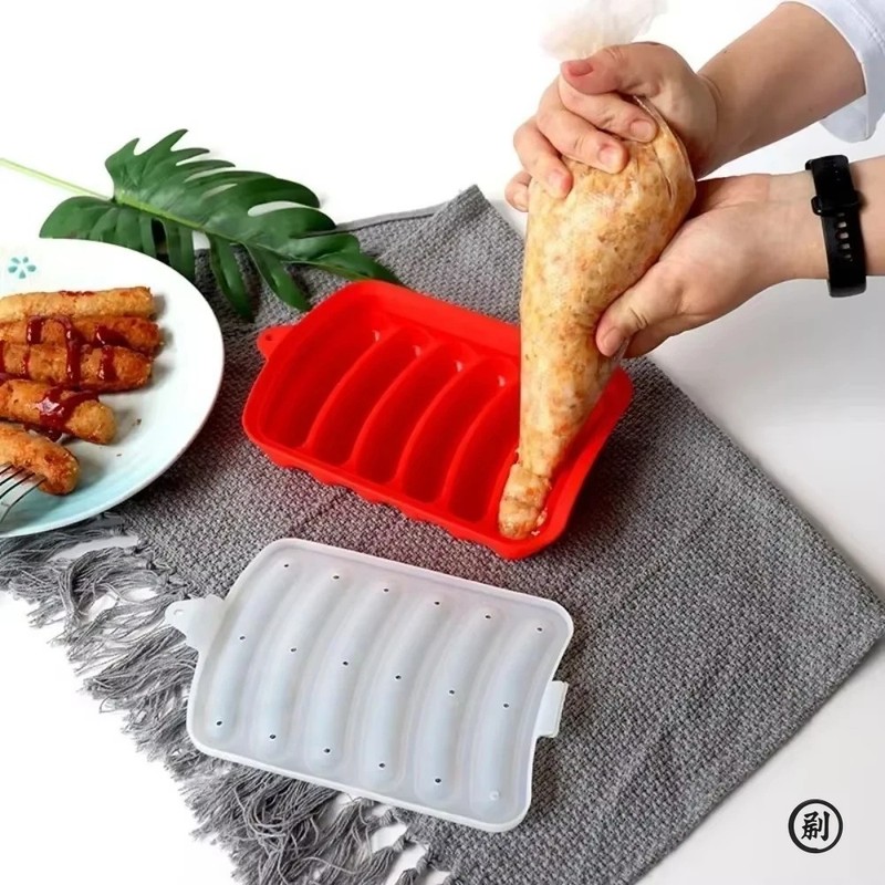 DIY Food-Grade Silicone Sausage Mold – Home Hot Dog & Ham Maker | Baby Food gallery