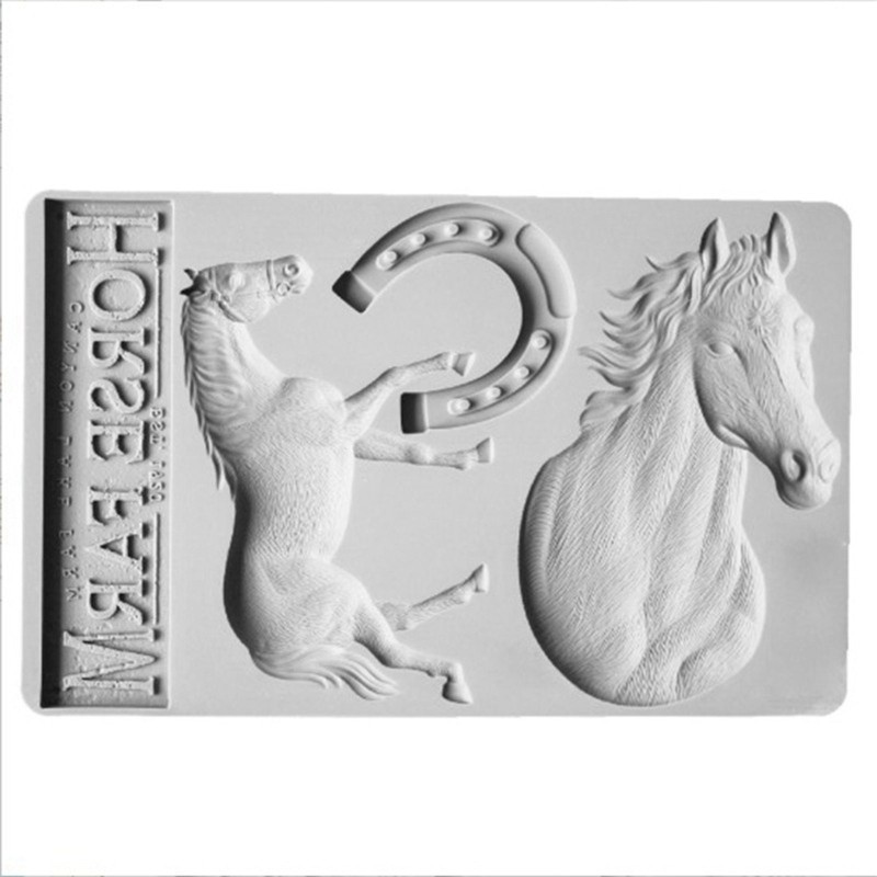 Horse Horseshoe Shape Molds Handmade Soap Bar Craft Kitchen Baking Fond Gift gallery