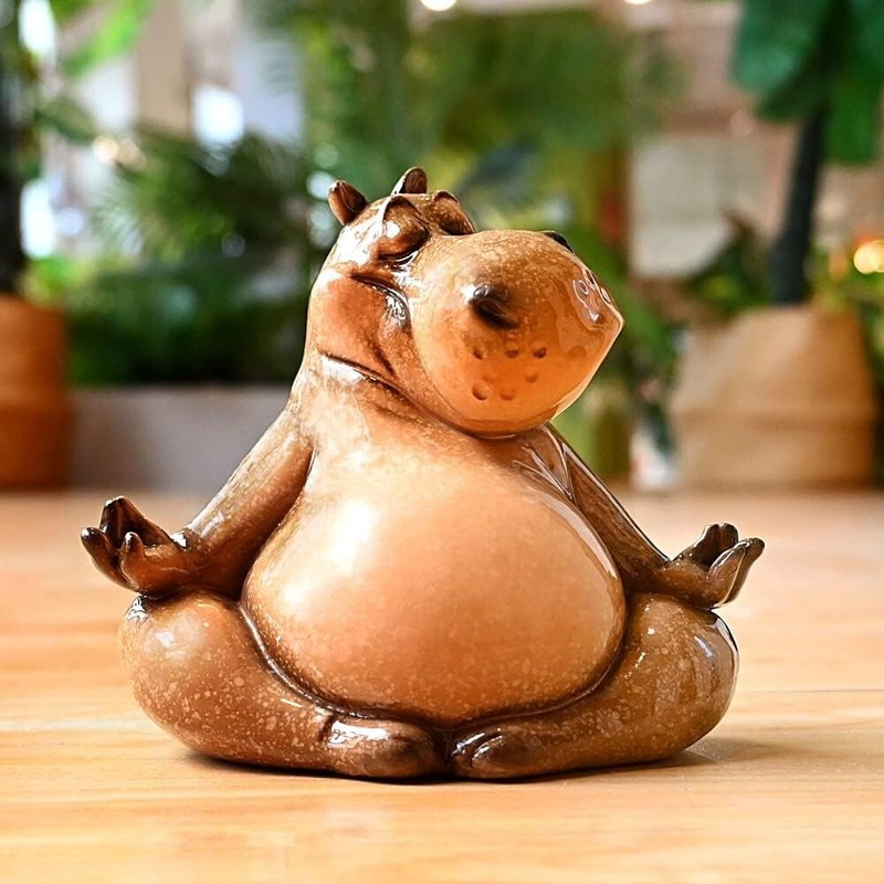 Yoga Hippo Resin, plaster, soap mold, candle mold gallery
