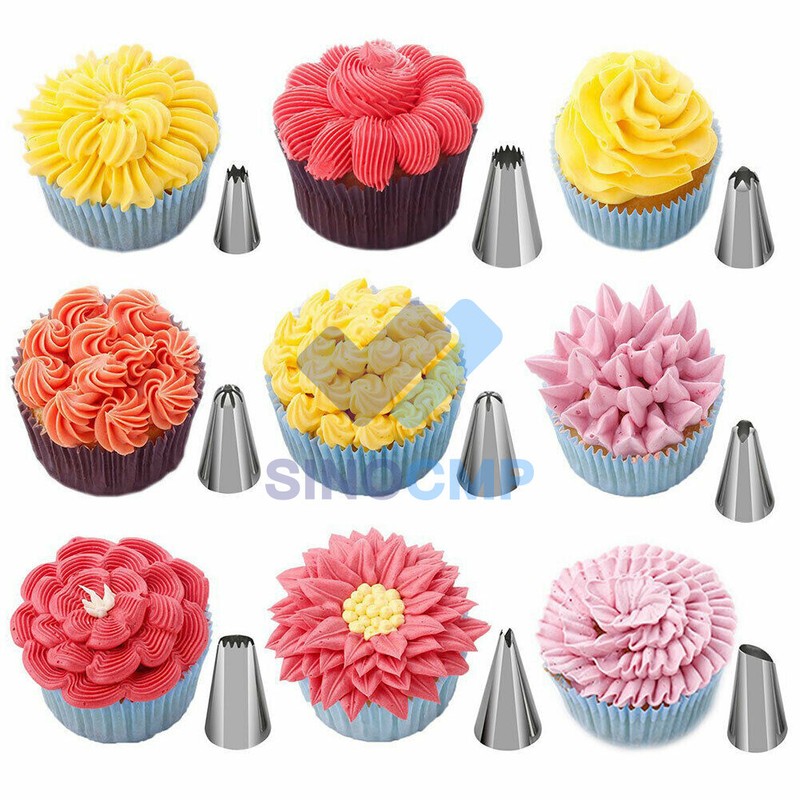 83X Cake Decorating Kit Piping Tips Set Cupcake Baking Tools DIY Decoration gallery