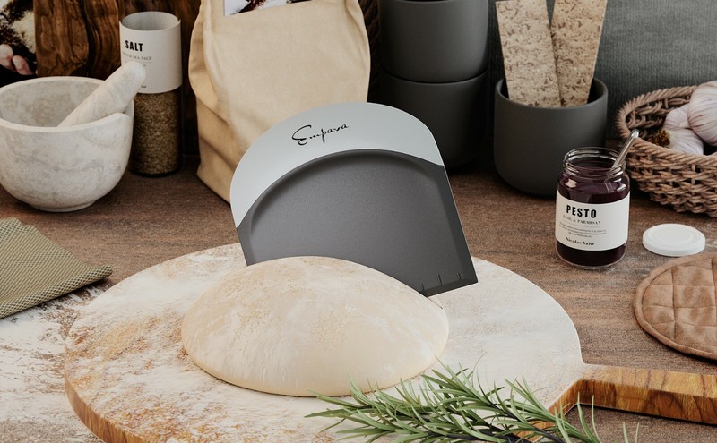 5 inch Mini Dough Scraper in Gray gallery