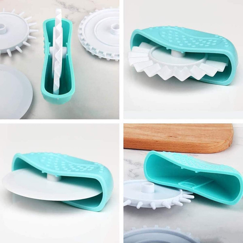 Pastry Wheel Decorator and Cutter, 6Pcs Pie Wheel, Pastry Wheel Roll, Pie Crust gallery