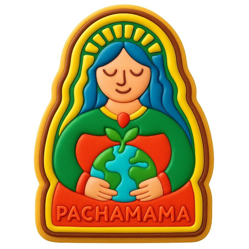 Pachamama Earth Goddess Cookie Cutter - 4x2.9" Creative Baking Fun gallery