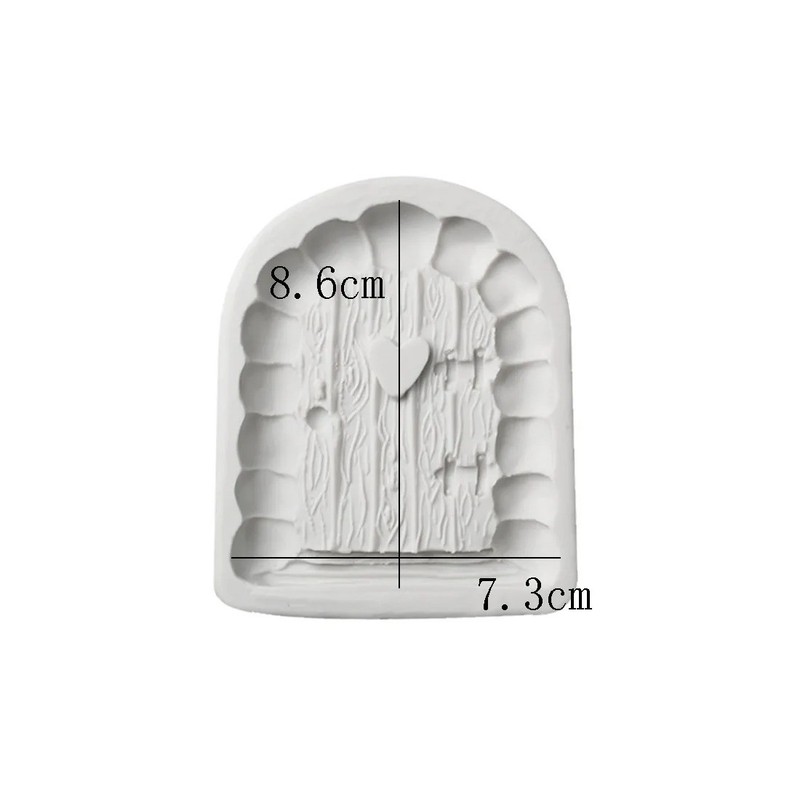 3D Door Frame Silicone Mold Fondant Cake Border Decorating Chocolate Mold gallery