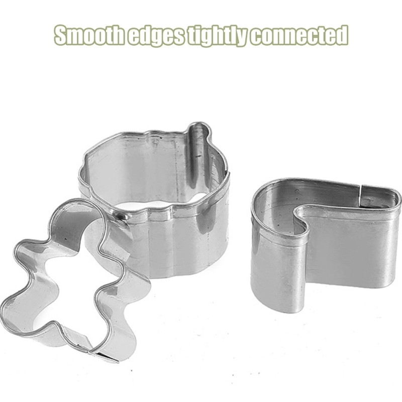 20 Stainless Steels Cookie Cutters For Christmas Baking Nonstick Easy Cleaning gallery