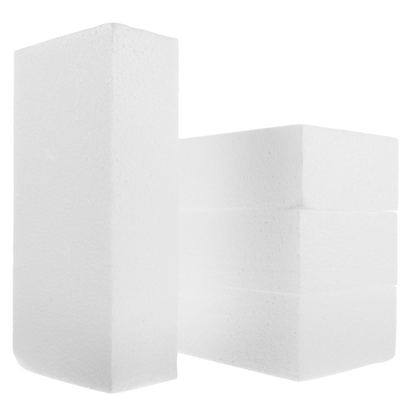 4Pcs Craft Foam Blocks White for DIY Painting Sculpting and Party Decorations gallery