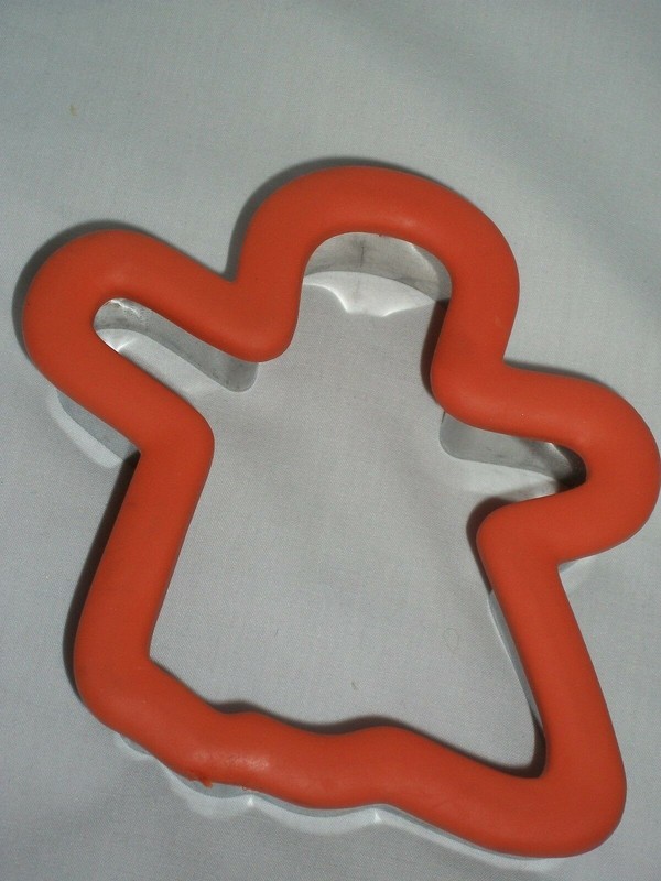 Wilton Comfort Grip Halloween Ghost Cookie Cutter Baking Orange Spooky Boo