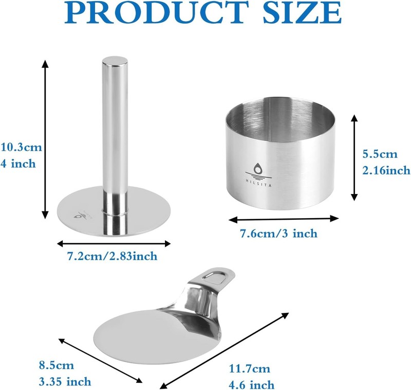 Stainless Steel Cake Ring Molds Set gallery