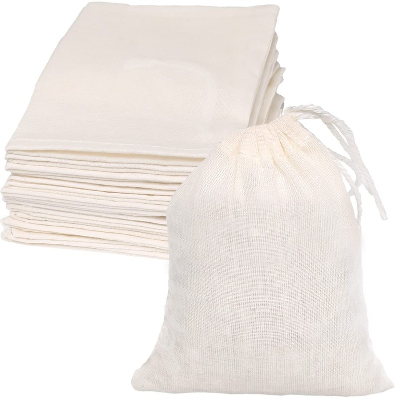 10 PCS Cotton Bags Muslin Bags Sachet Bag Home Supplies 8×10 Inch Storage