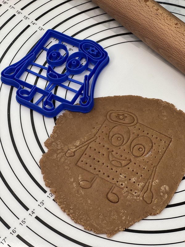 Set of 2 Matzah Boy and Girl Cookie Cutter & Mold Produced by 3D Kitchen Art gallery