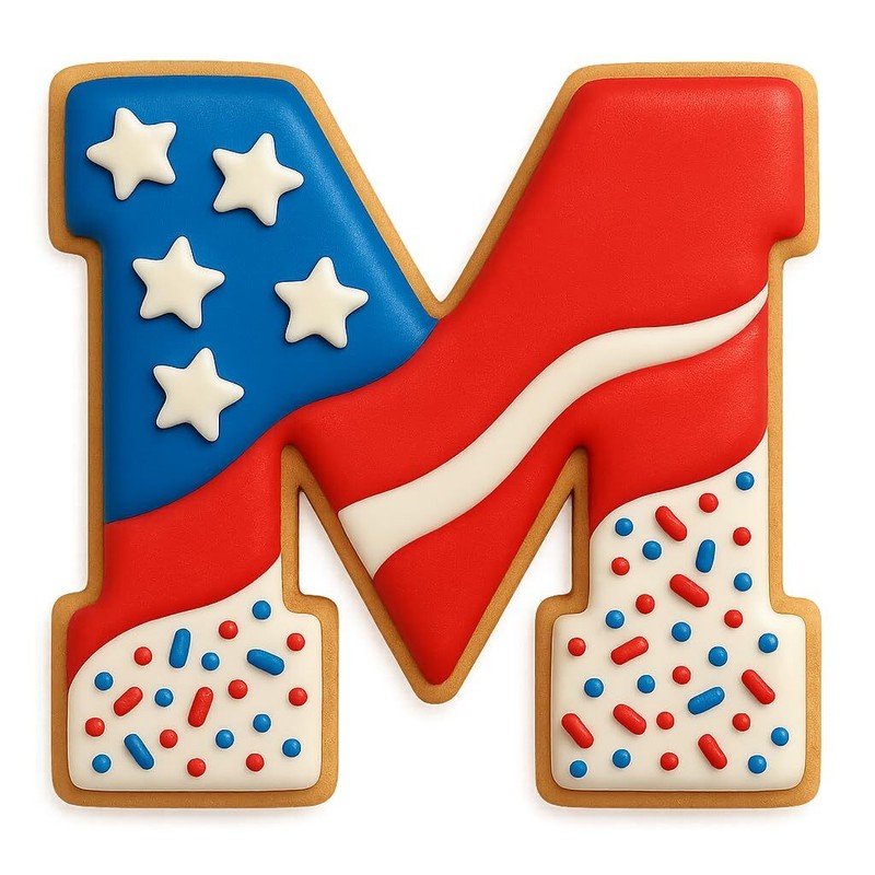 Mighty Gadget Varsity Letter M Cookie Cutter 3 Inch (Random Color) gallery