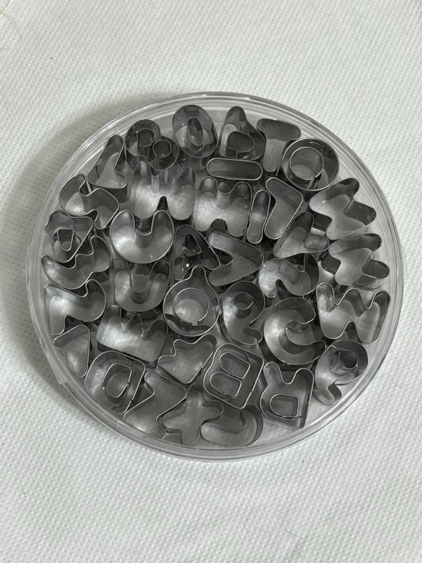 New 37 Stainless Steel Letters And Numbers Clay Cutters, Cookies Cutters gallery