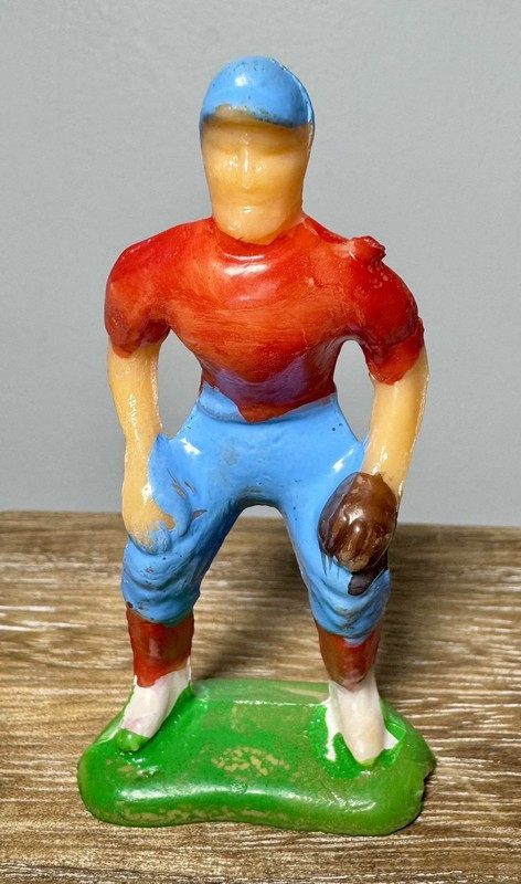 Set of 6 Vintage Mid-Century Baseball Players Cake/Cupcake Toppers gallery