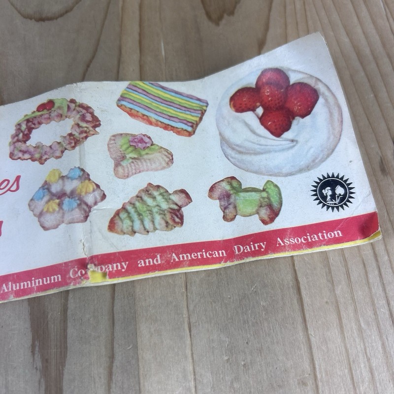 Mirro Cookie Press Instructions Booklet With Recipes Vintage 1960s gallery