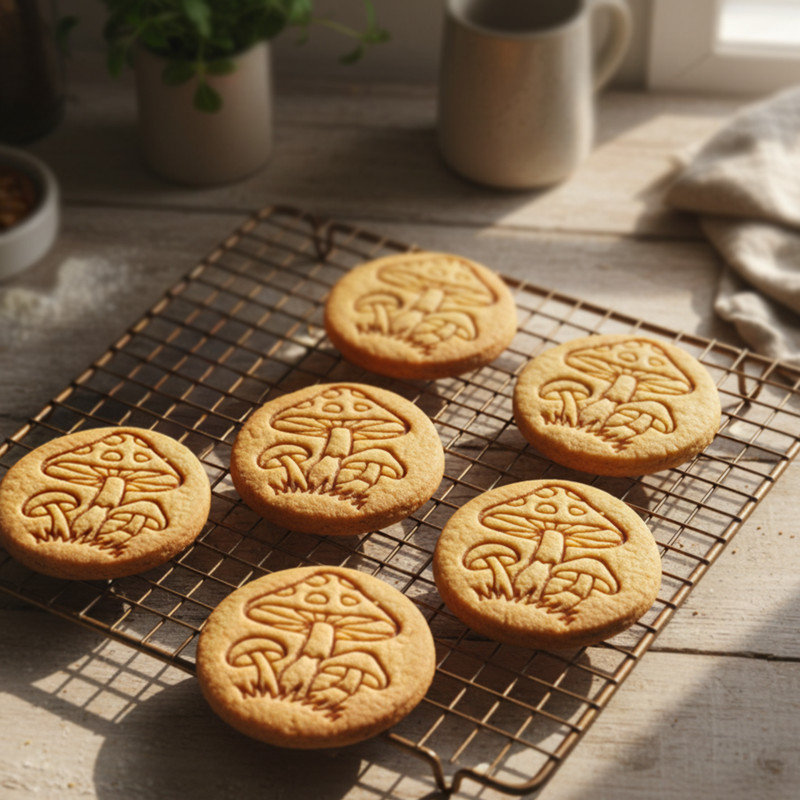 Wild Mushrooms Cookie Cutter - fairy forest mushroom garden tea party woodland gallery