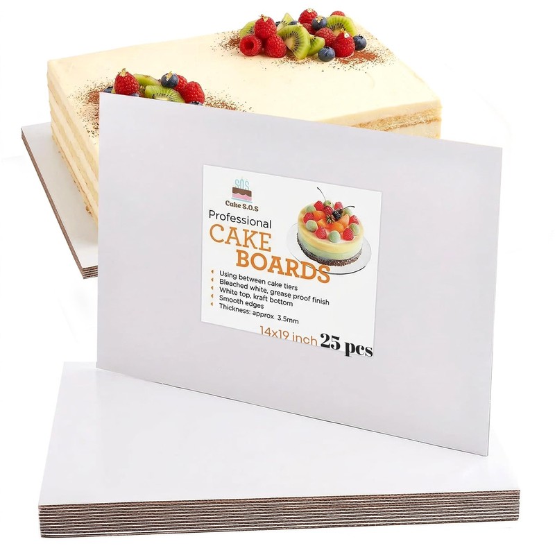 14″x19″ Rectangle, Half Waxed Greaseproof Finish, Board cardboard, Sturdy Cor…