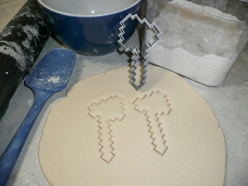 BLOCK ADVENTURE VIDEO GAME SET OF 10 COOKIE CUTTER TOOL 3D PRINTED USA PR1026 gallery