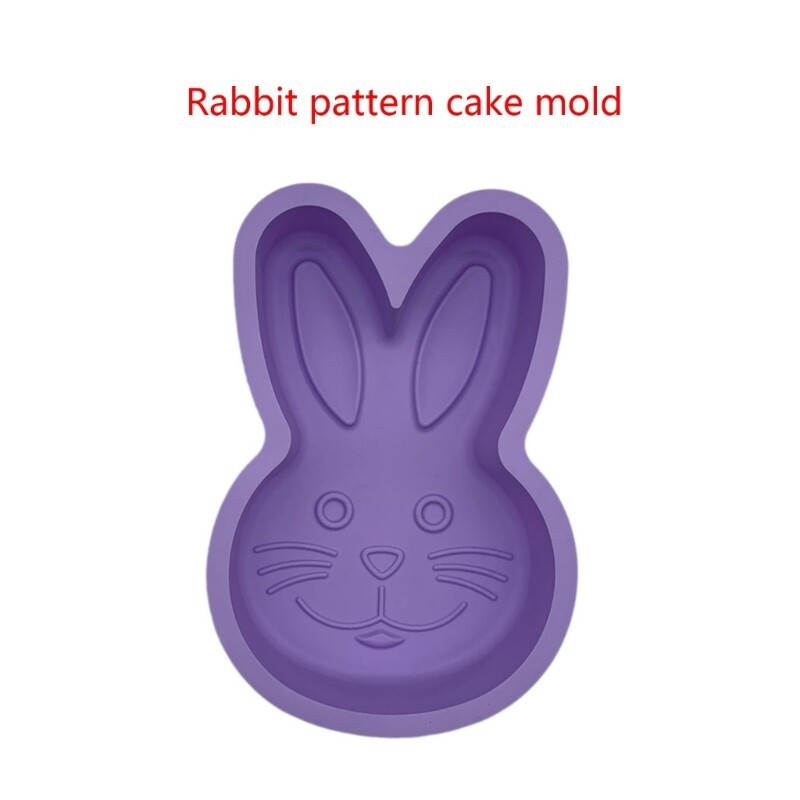 Cute Rabbit Shaped Silicone Mold Fondant Chocolate Mold DIY Cake Decorating Tool gallery