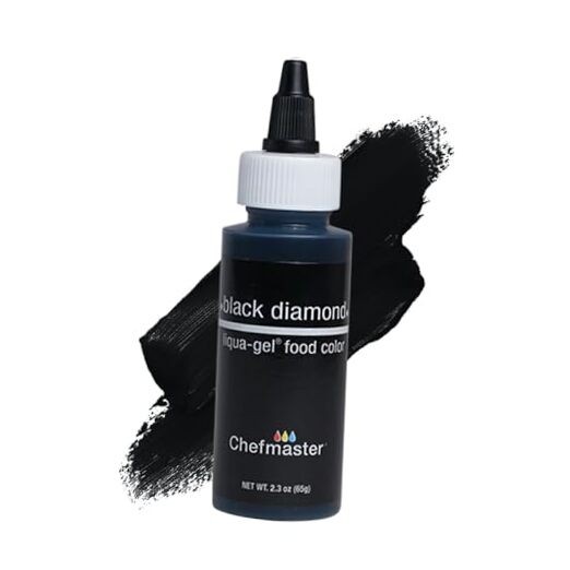 Liqua-Gel Food Coloring | Vibrant Color | Professional-Grade Dye Black Diamond