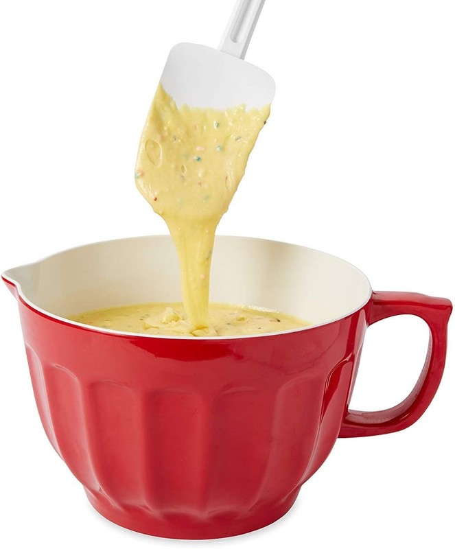 mercial Spoon-Shaped Spatula, 13 1/2 in, White - Includes gallery